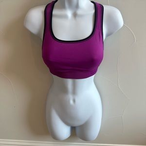 Reebok Fuchsia Racerback Sports Bra | Small